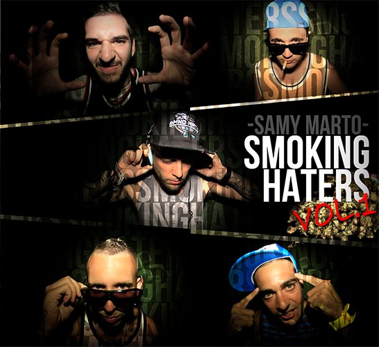 Diseño de portada y comtraportada para el trabajo musical del artista malagueño Samy Marto.